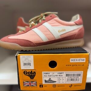 Gola Firefly pale pink and clay/ off white Sneakers